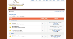 Desktop Screenshot of forum.equinetrader.co.nz